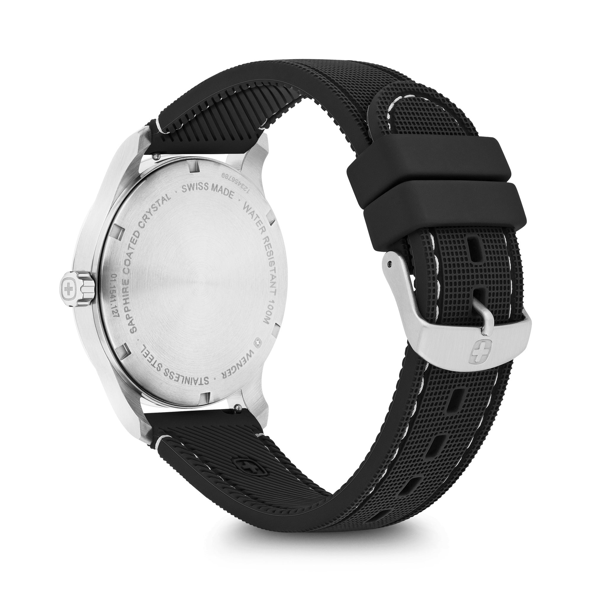 Wenger Attitude Black Dial 42mm Men Analog Watch 01.1541.127