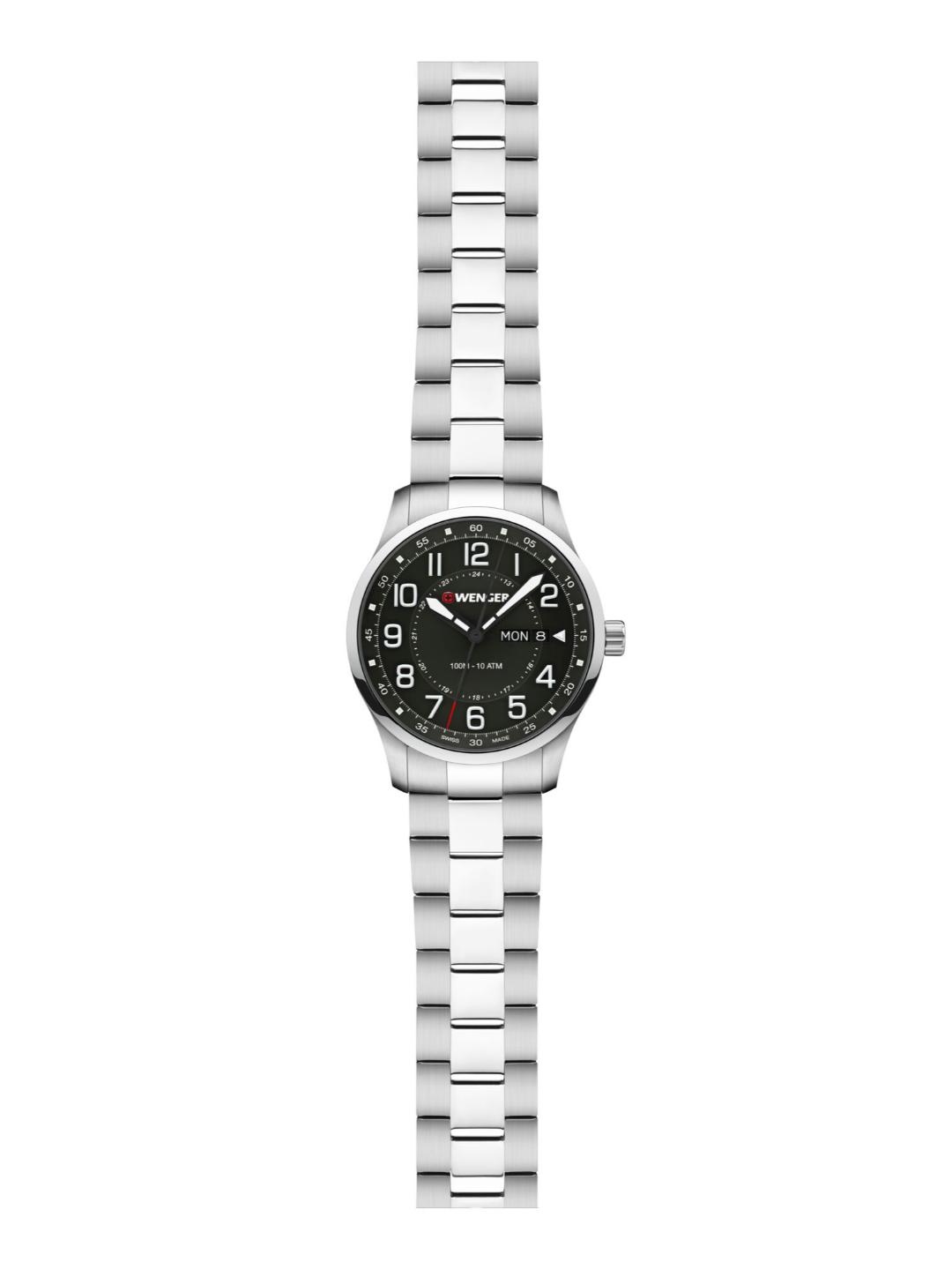 Wenger Attitude Men 42 mm Black Dial Analog Watch 01.1541.128