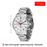 Wenger Attitude Chrono 44mm Silver Dial Men Watch 01.1543.110