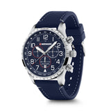Wenger Attitude Chrono 44mm Blue Dial 44mm Men Analog Watch 01.1543.117