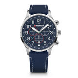 Wenger Attitude Chrono 44mm Blue Dial 44mm Men Analog Watch 01.1543.117