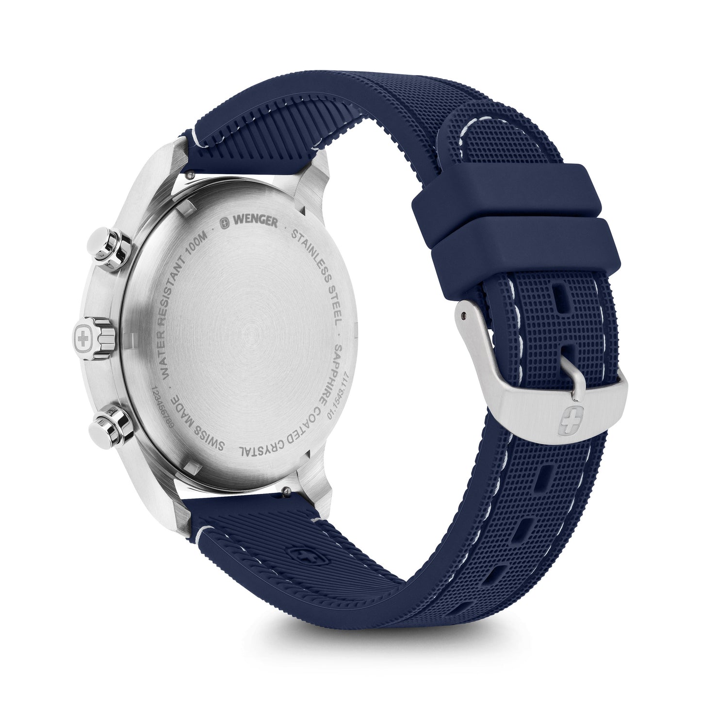 Wenger Attitude Chrono 44mm Blue Dial 44mm Men Analog Watch 01.1543.117