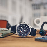 Wenger Attitude Chrono 44mm Blue Dial 44mm Men Analog Watch 01.1543.117