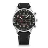 Wenger Attitude Black Dial 44mm Men Analog Watch 01.1543.119