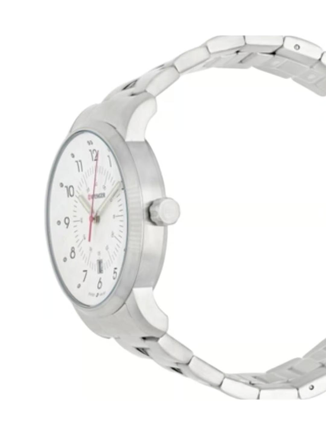 Wenger Avenue 42mm White Dial Men Analog Watch 01.1641.114
