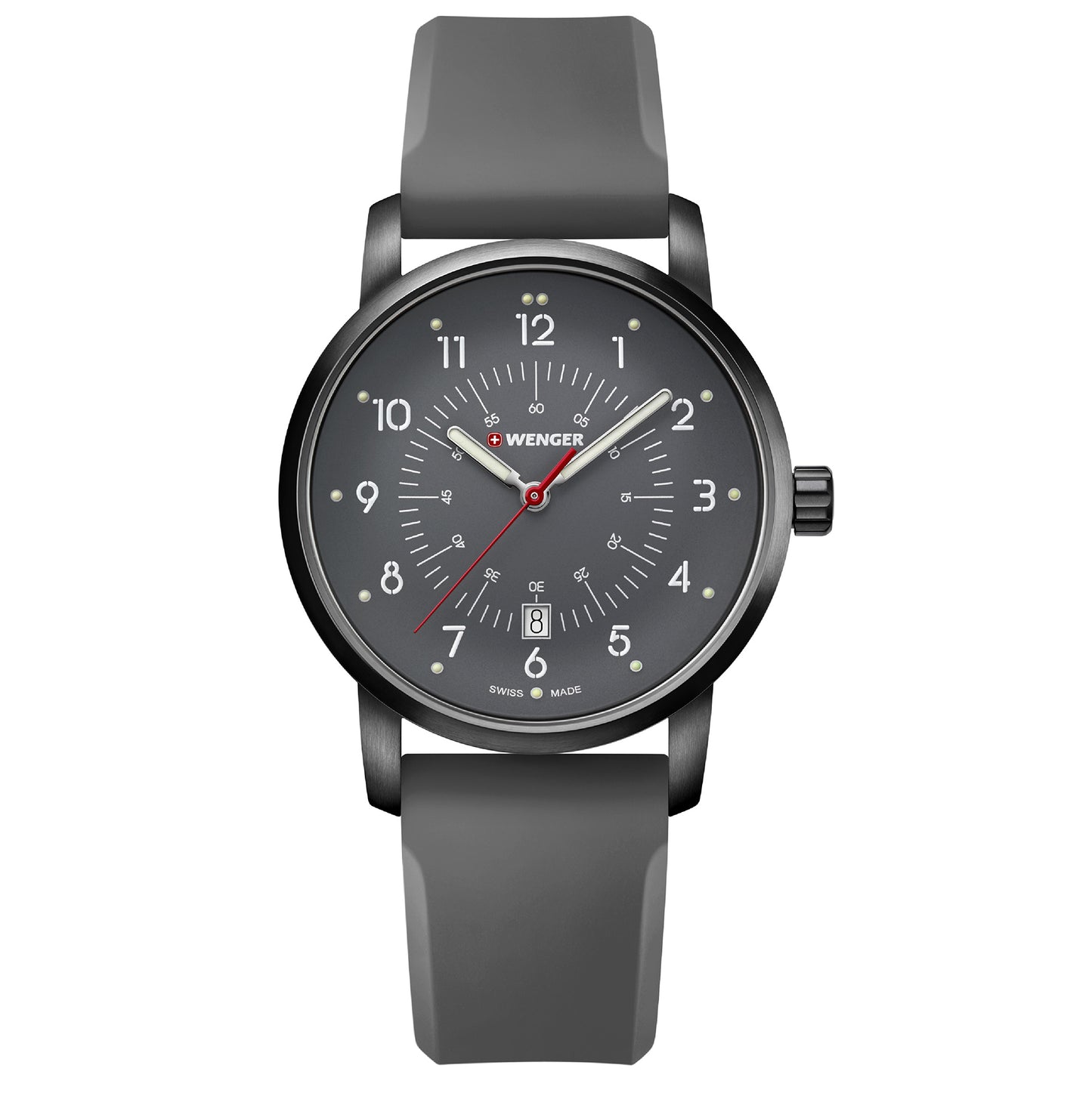 Wenger Avenue Analog 42mm Grey Dial Men Watch 01.1641.120