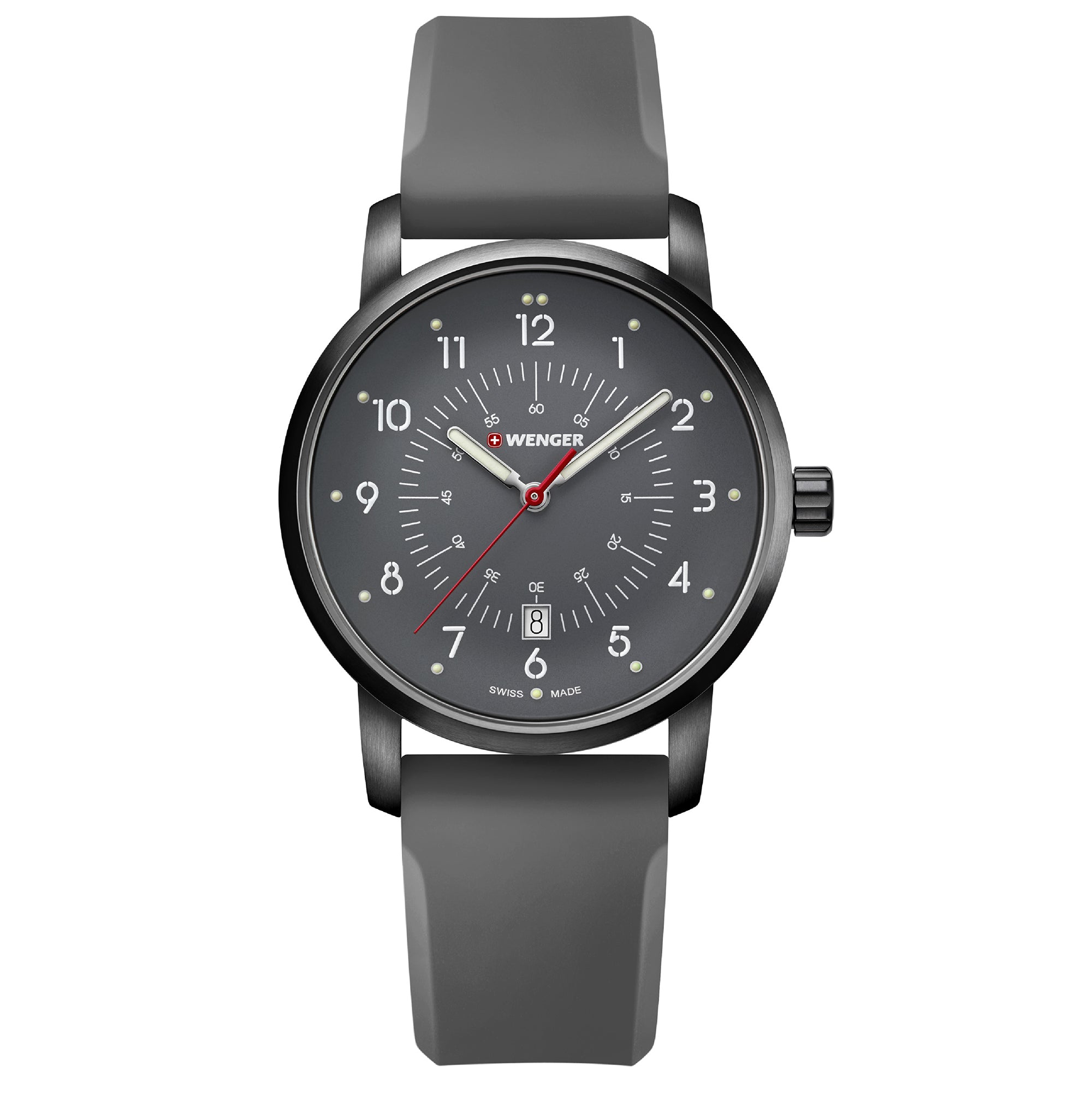 Wenger Avenue Analog 42mm Grey Dial Men Watch 01.1641.120