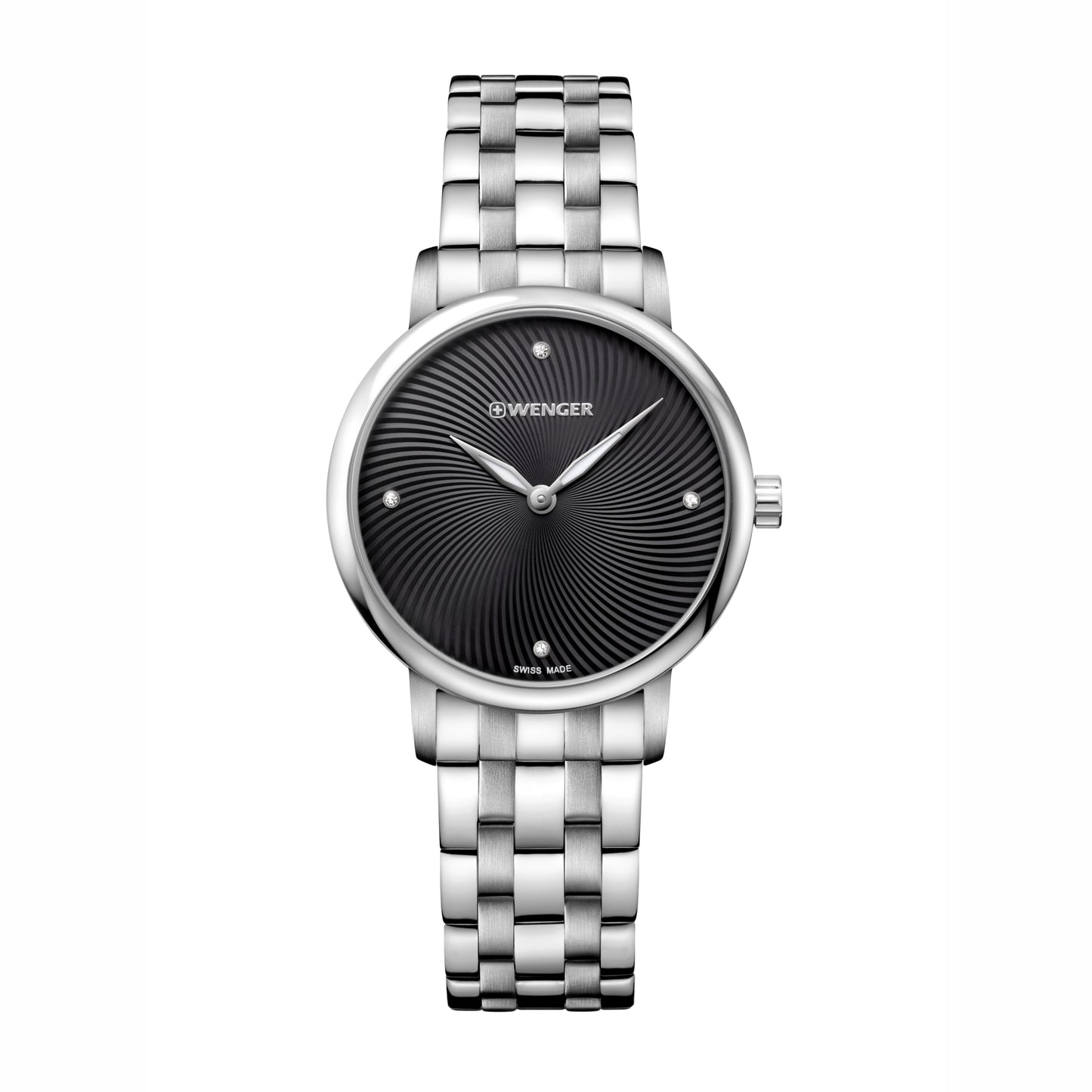 Wenger Urban Donnissima 35 mm Black Dial Women Watch 01.1721.105