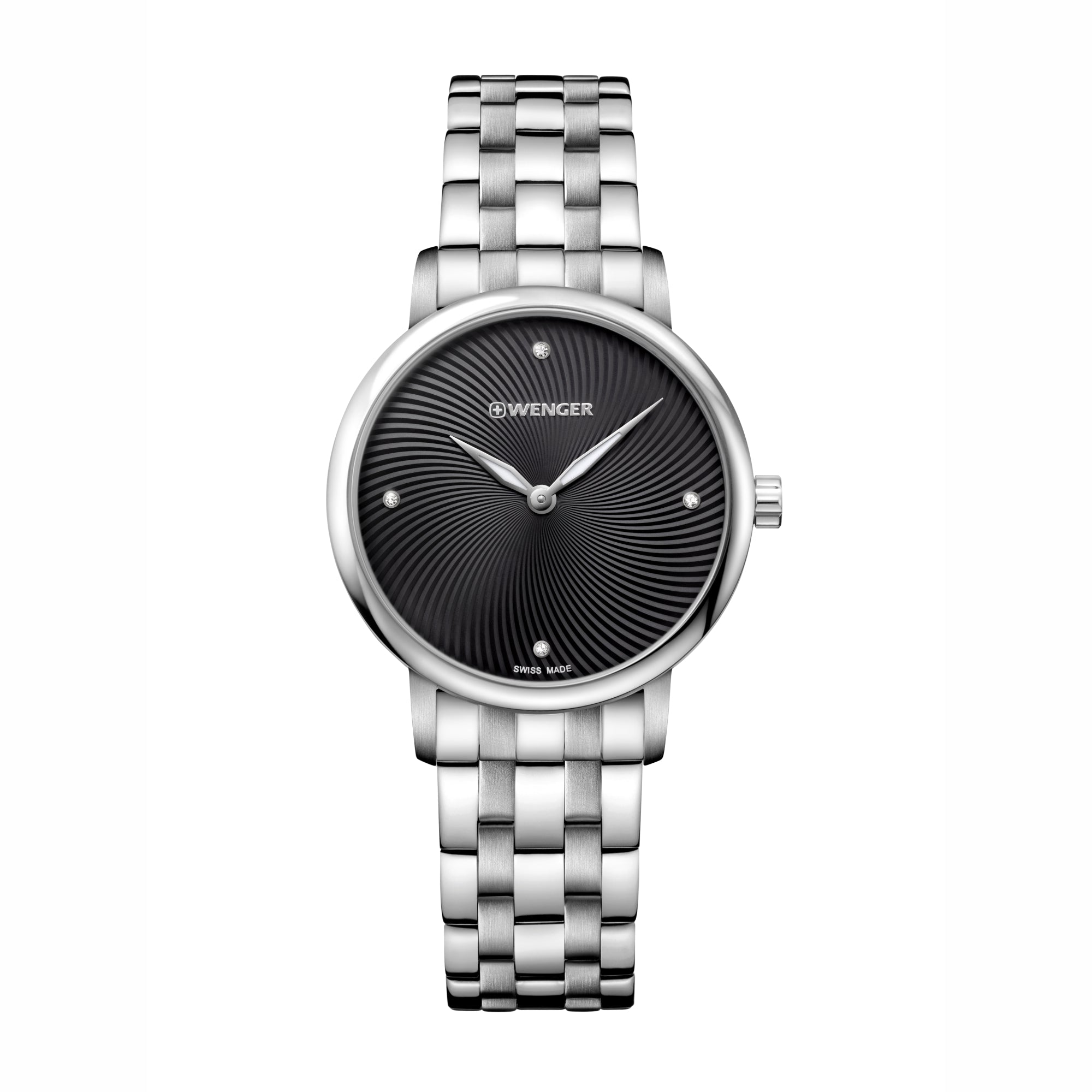Wenger Urban Donnissima 35 mm Black Dial Women Watch 01.1721.105