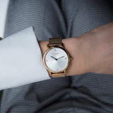 Wenger Urban Donnissima 35mm Silver Dial Women Analog Watch 01.1721.114