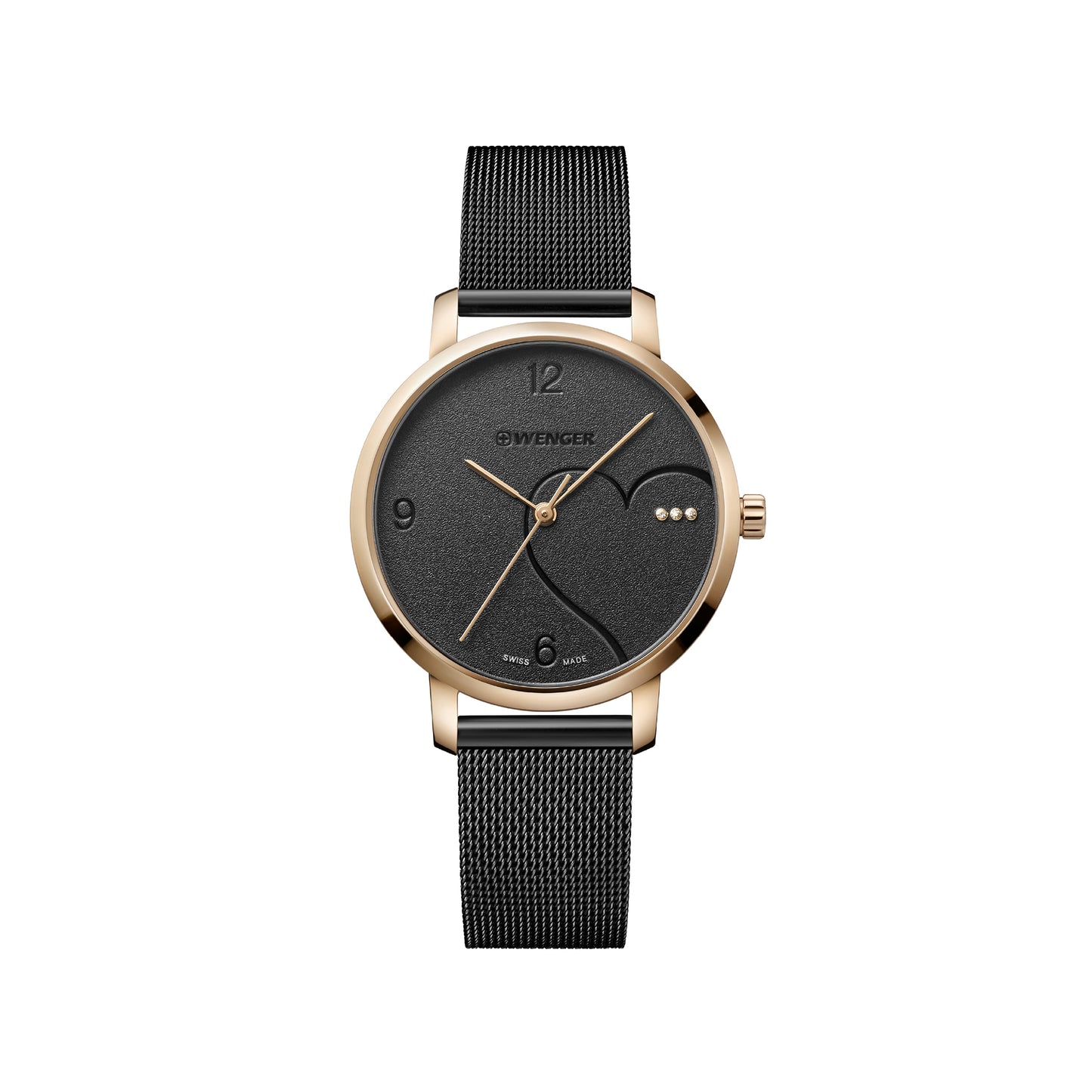Wenger Urban Metropolitan Donnissima 38mm Black Dial Women Watch 01.1731.113