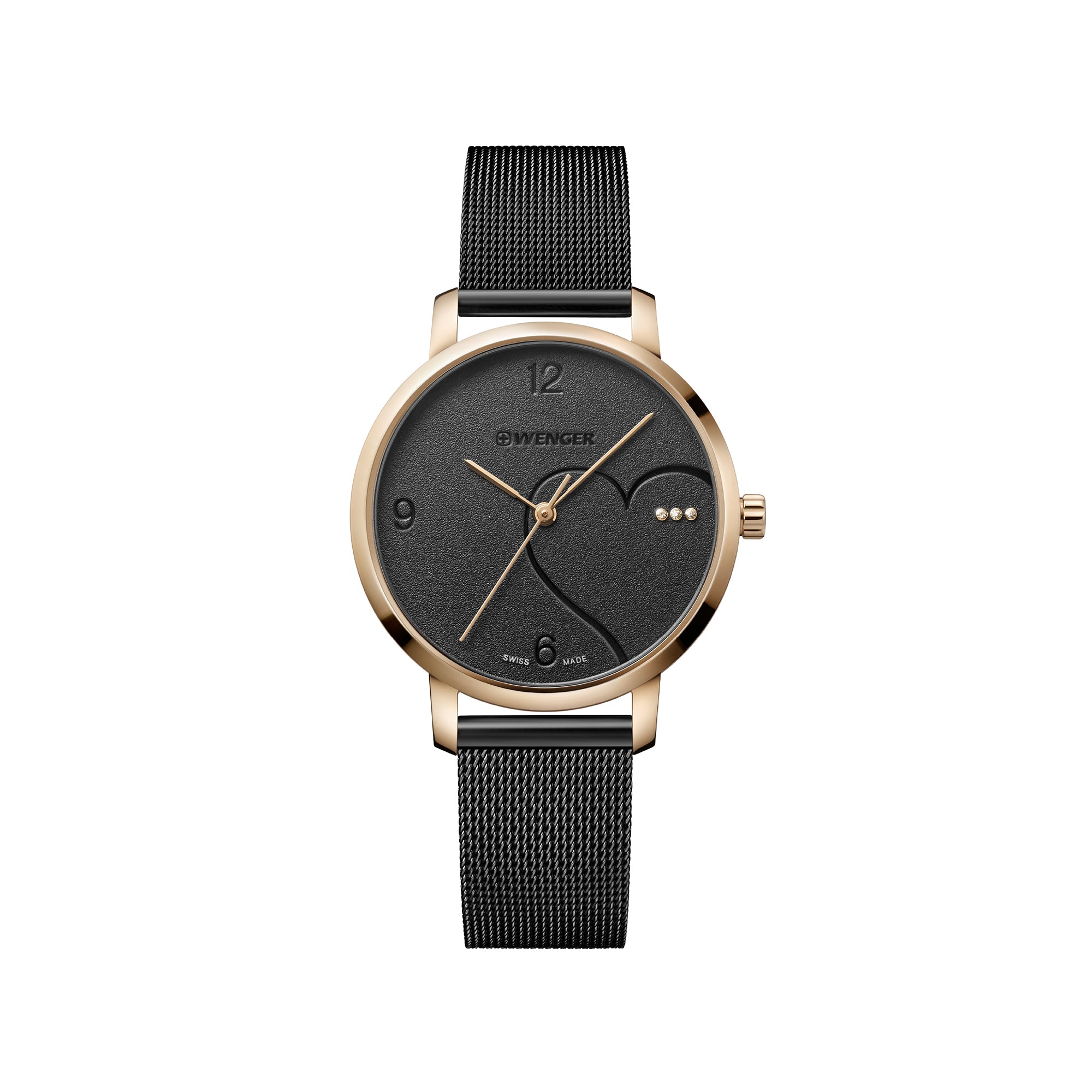 Wenger Urban Metropolitan Donnissima 38mm Black Dial Women Watch 01.1731.113