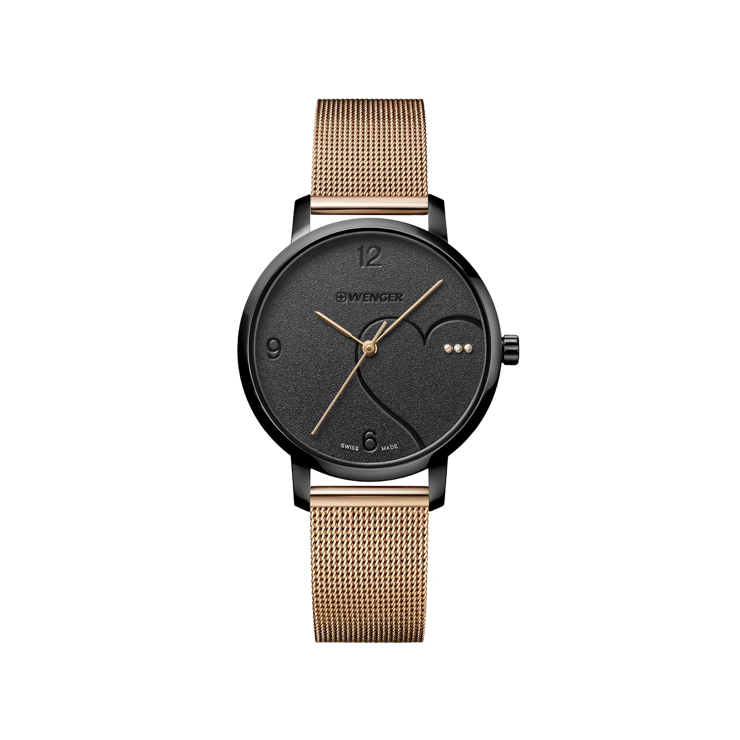 Wenger Urban Metropolitan Donnissima 38mm Black Dial Women Watch 01.1731.114