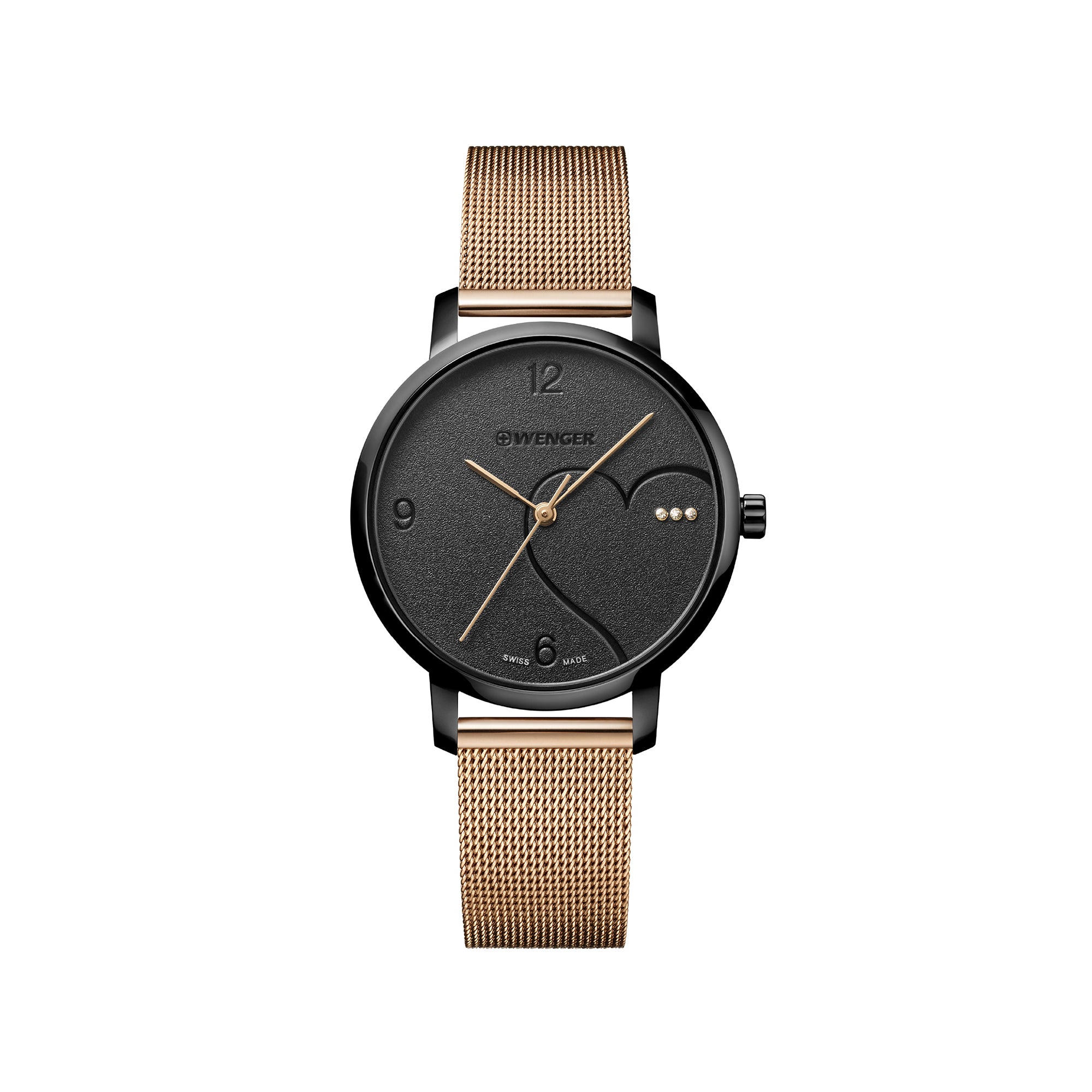 Wenger Urban Metropolitan Donnissima 38mm Black Dial Women Watch 01.1731.114