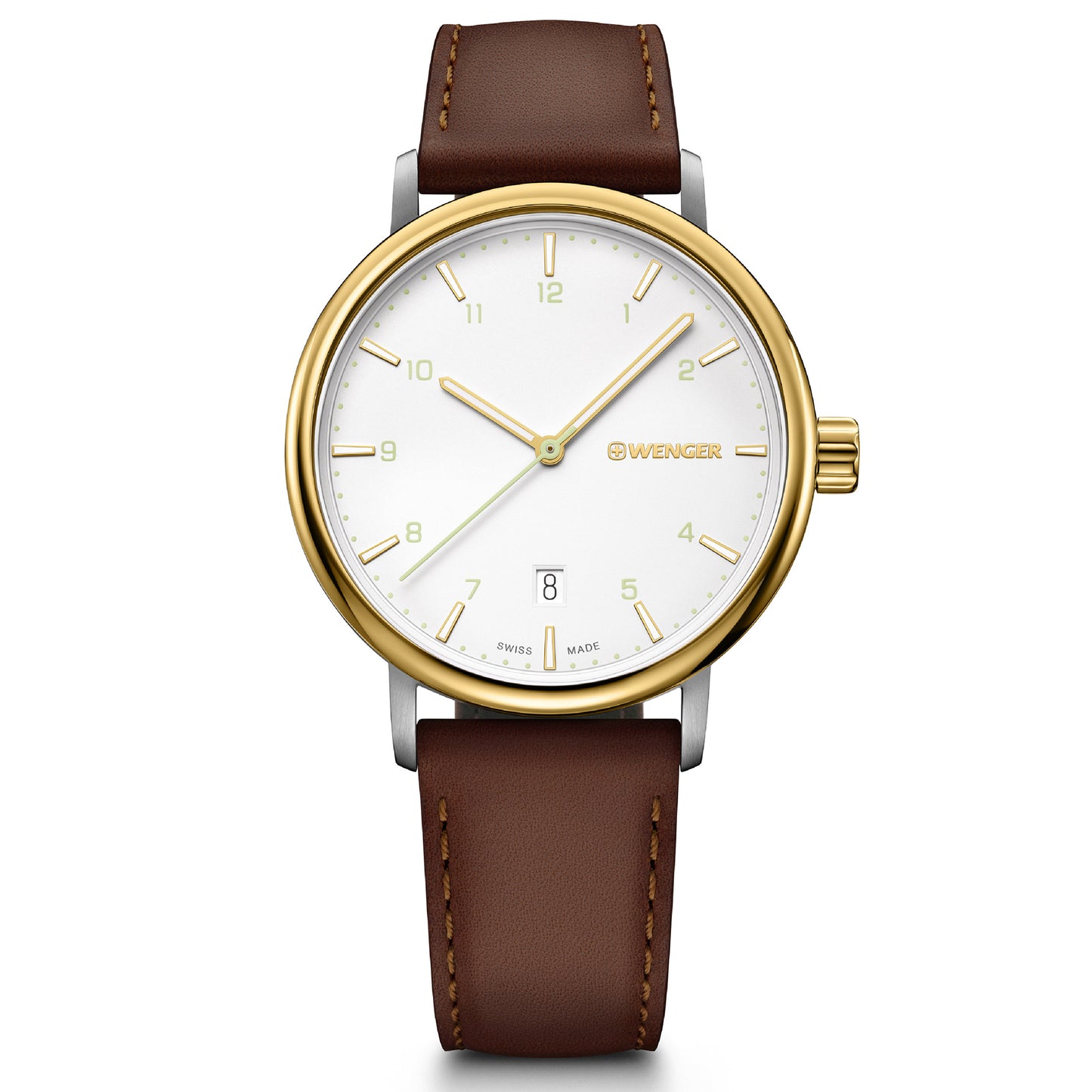 Wenger Urban Classic 40mm Silver Dial Men Analog Watch 01.1731.118