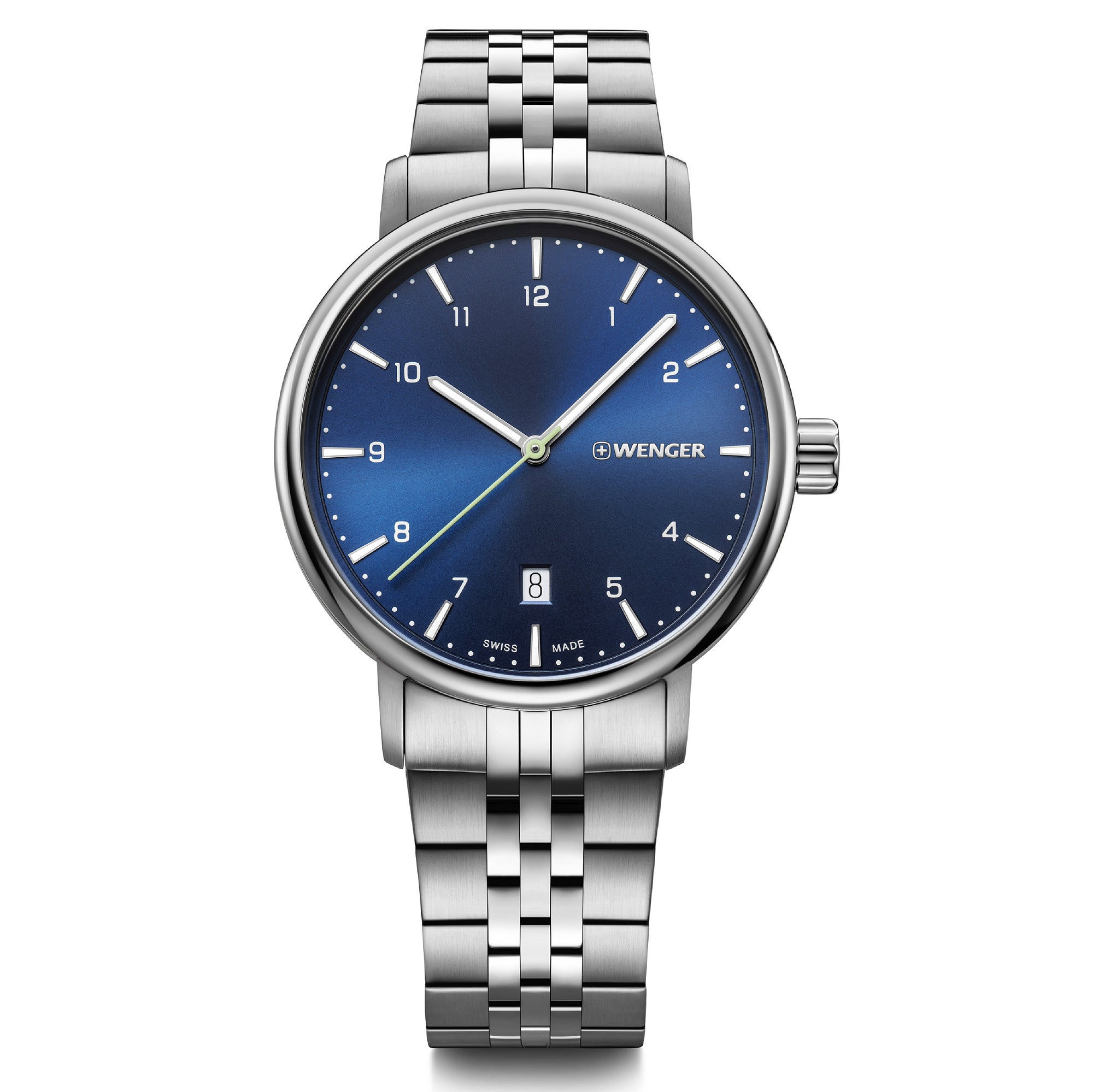 Wenger Urban Classic 40mm Blue Dial Men Analog Watch 01.1731.121