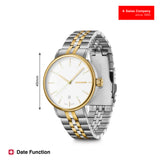 Wenger Urban Classic 40mm Silver Dial Men Analog Watch 01.1731.122
