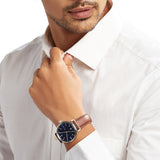 Wenger Urban Classic 40mm Blue Dial Men Analog Watch 01.1731.123