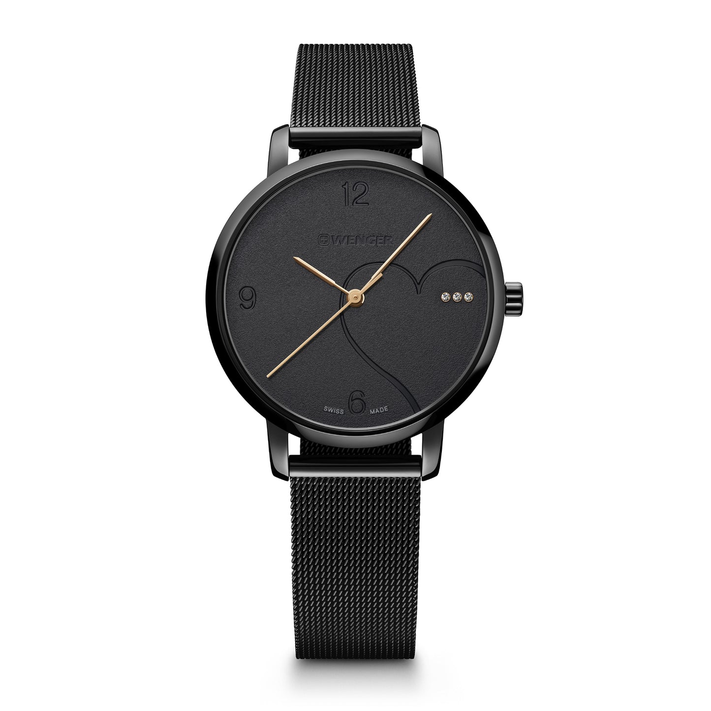 Wenger Urban Metropolitan Donnissima 38mm Black Dial Women Watch 01.1731.124