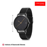 Wenger Urban Metropolitan Donnissima 38mm Black Dial Women Watch 01.1731.124
