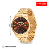 Wenger Urban Classic 42mm Brown Dial Men Analog Watch 01.1741.131