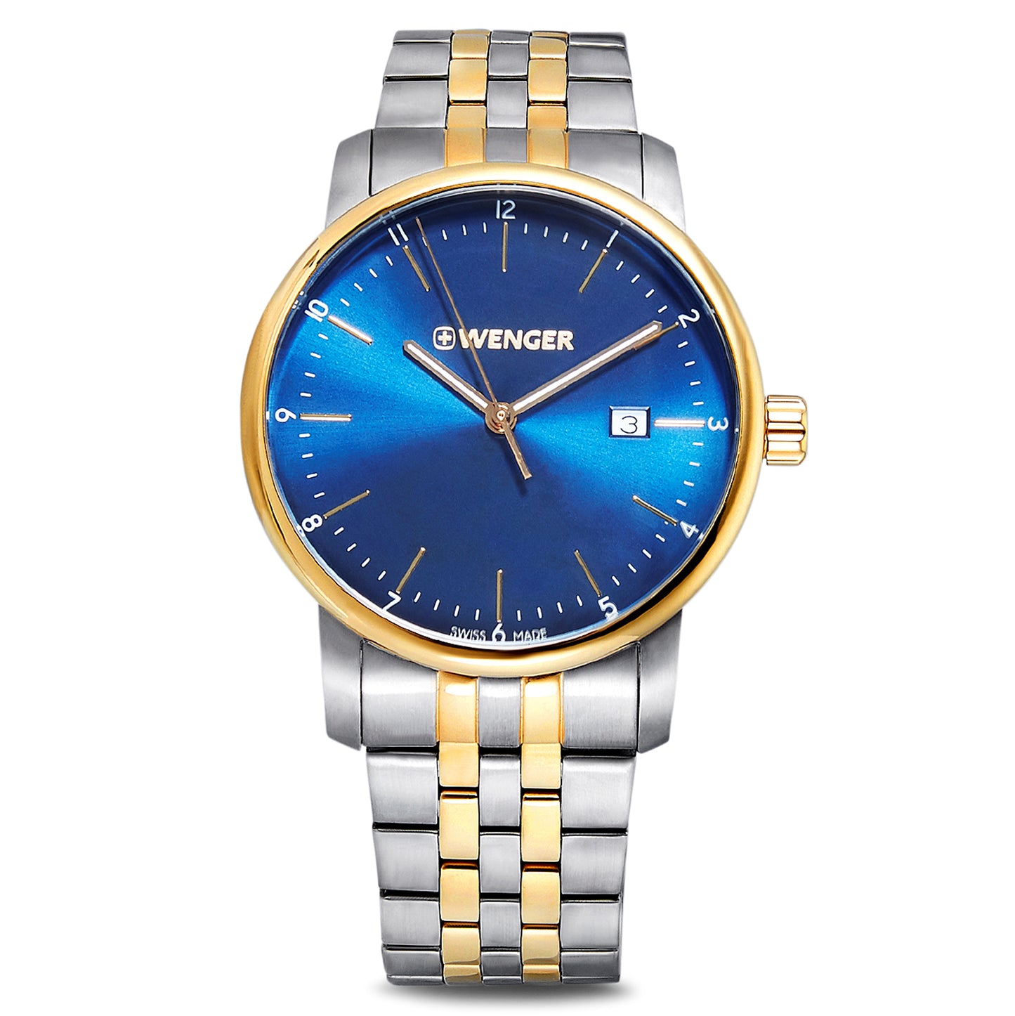 Wenger Urban Classic 42mm Blue Dial Men Analog Watch 01.1741.132