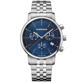 Wenger Urban Classic Chrono 44mm Blue Dial Men Watch 01.1743.105