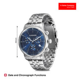 Wenger Urban Classic Chrono 44mm Blue Dial Men Watch 01.1743.105