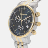Wenger Urban Classic Chrono 44 mm Blue Dial Men Watch 01.1743.108