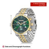 Wenger Urban Classic Chrono 44mm Green Dial Men Watch 01.1743.109