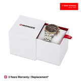 Wenger Urban Classic Chrono 44mm Brown Dial Men Watch 01.1743.110