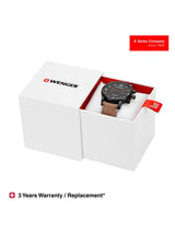 Wenger Urban Metropolitan Men 44 mm Black Dial Chronograph Watch 01.1743.113