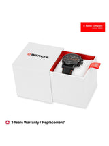 Wenger Urban Metropolitan Men 44 mm Black Dial Chronograph Watch 01.1743.114