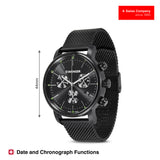 Wenger Urban Classic Chrono 44mm Black Dial Men Watch 01.1743.116