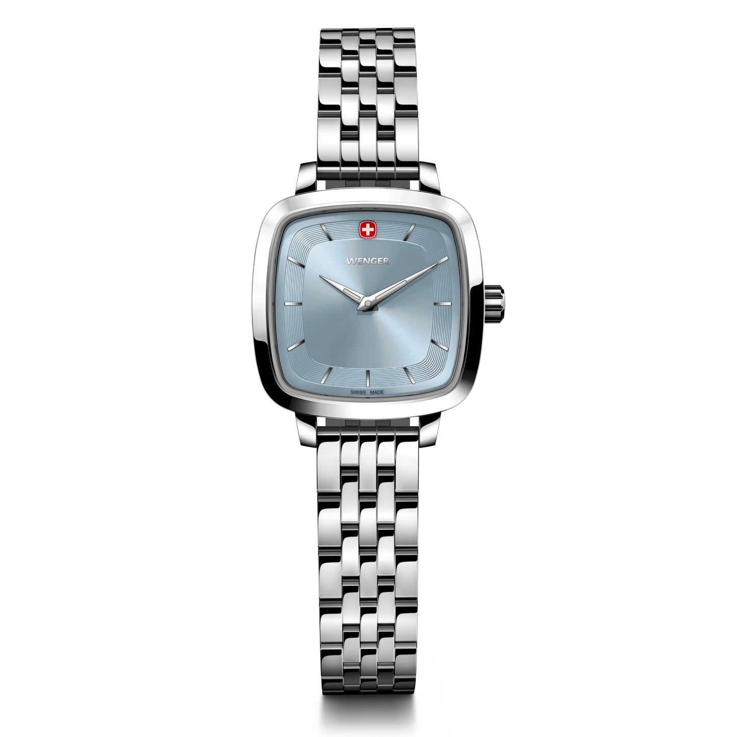Wenger Vintage Classic Light Blue Dial 27mm Women Analog Watch 01.1911.104