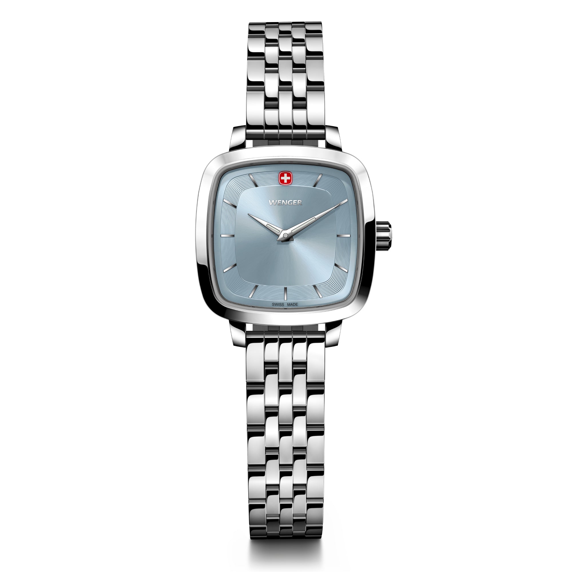 Wenger Vintage Classic Light Blue Dial 27mm Women Analog Watch 01.1911.104