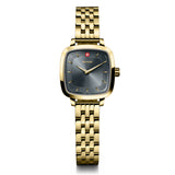 Wenger Vintage Classic Black Dial 27mm Women Analog Watch 01.1911.106