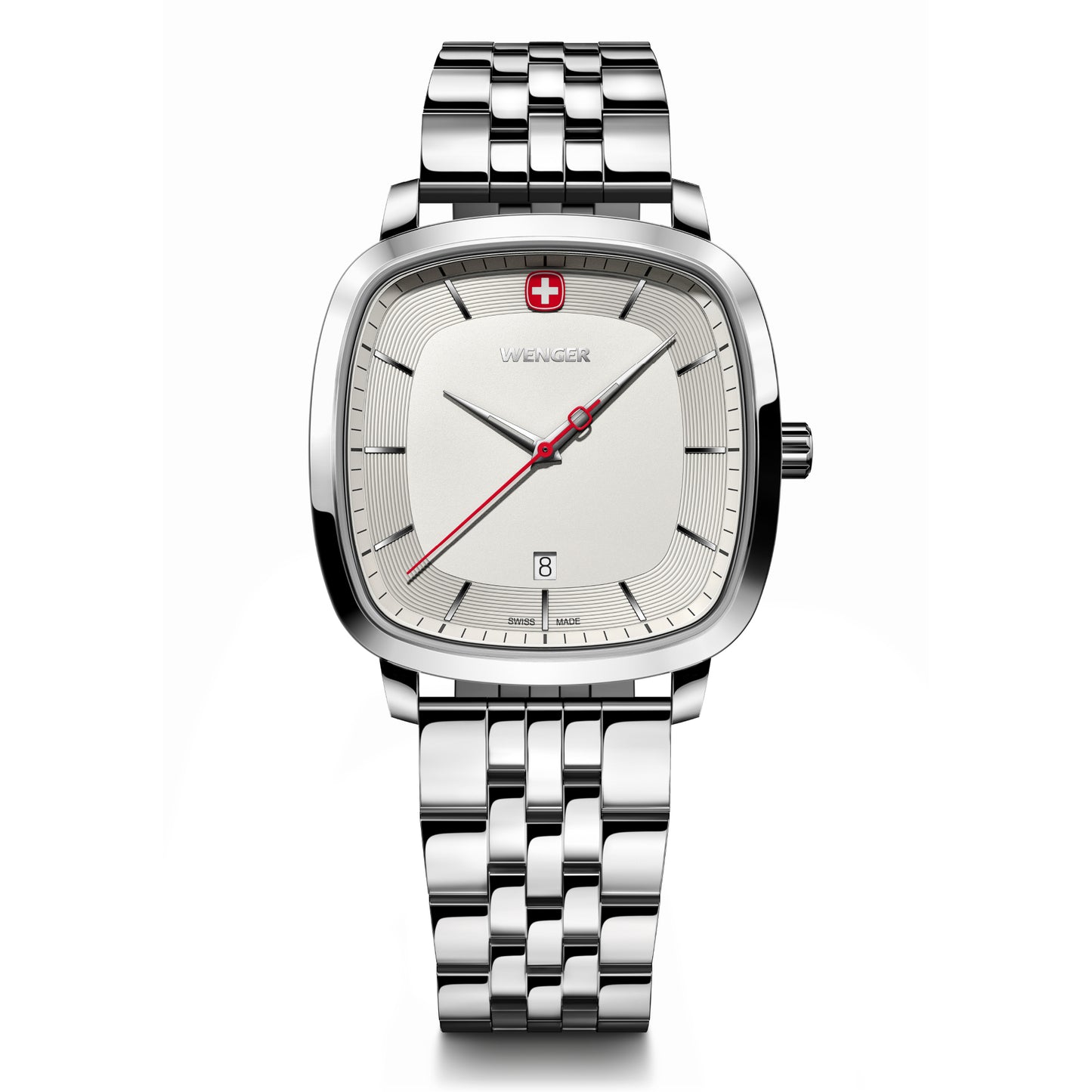 Wenger Vintage Classic White Dial 37mm Men Analog Watch 01.1921.101