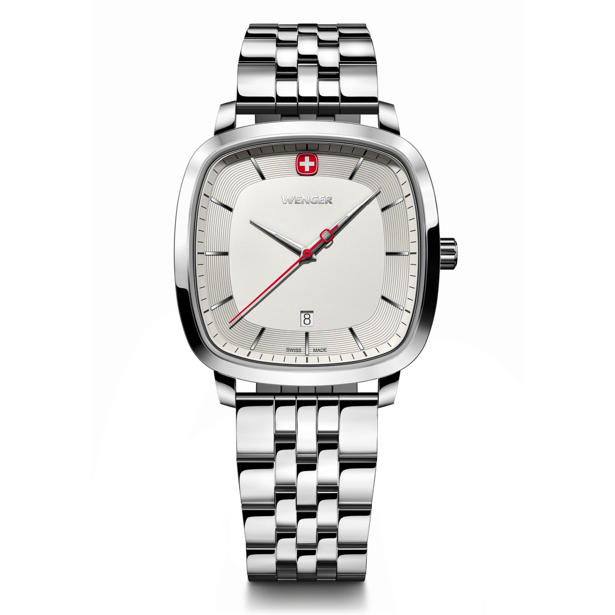 Wenger Vintage Classic White Dial 37mm Men Analog Watch 01.1921.101