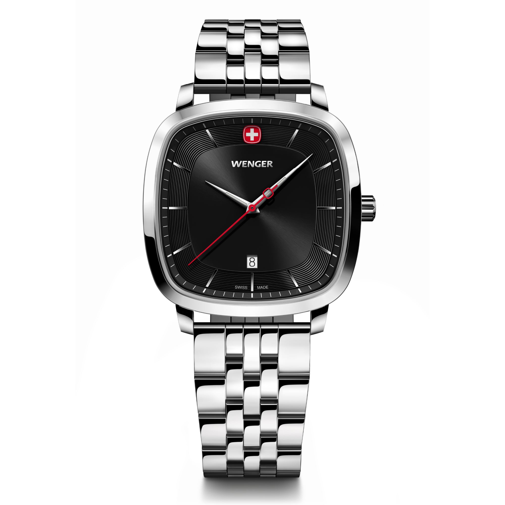 Wenger Vintage Classic Black Dial 37mm Men Analog Watch 01.1921.102