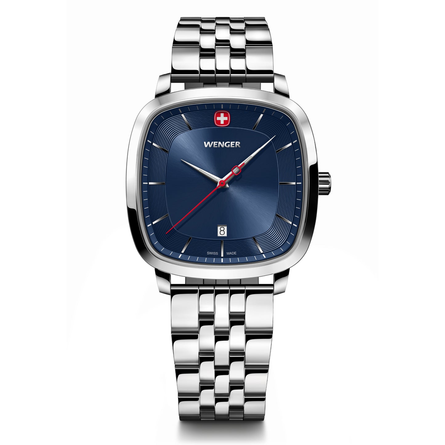 Wenger Vintage Classic Blue Dial 37mm Men Analog Watch 01.1921.103