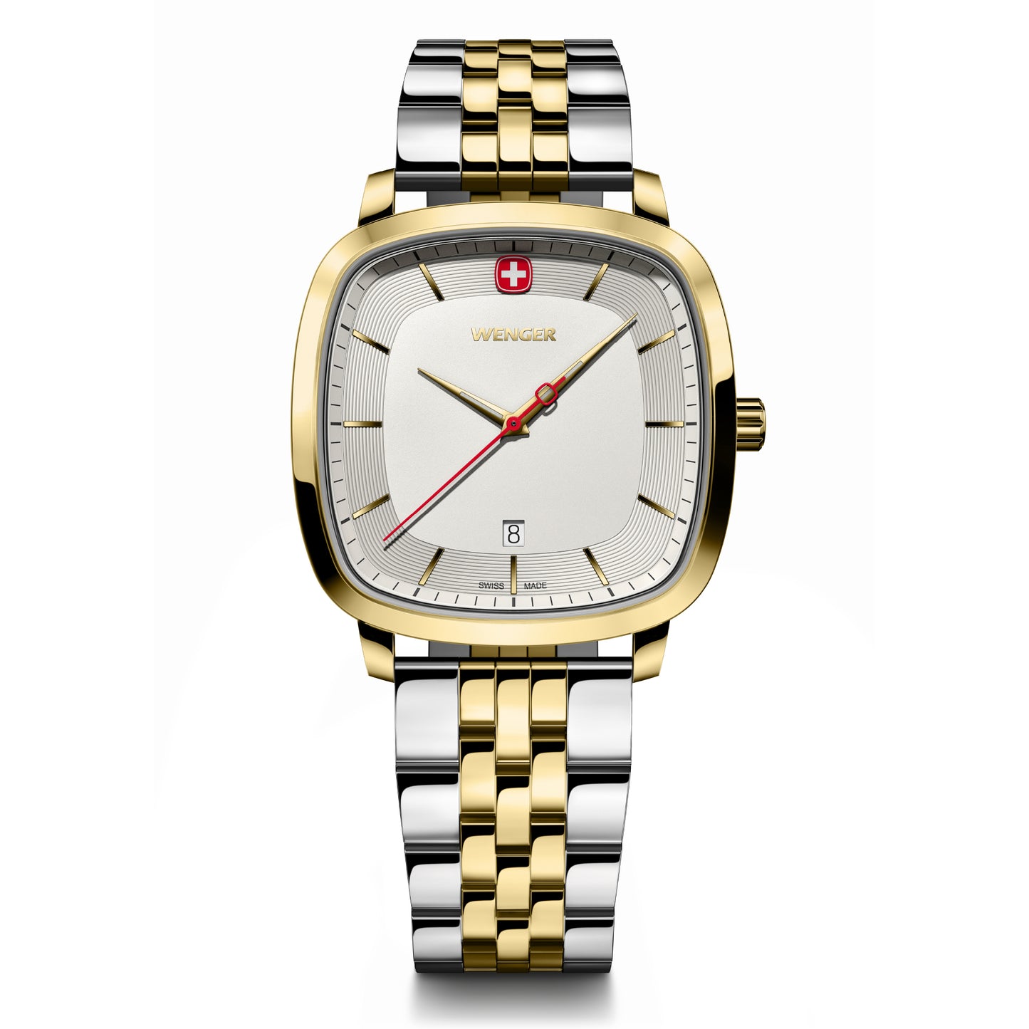 Wenger Vintage Classic White Dial 37mm Men Analog Watch 01.1921.104