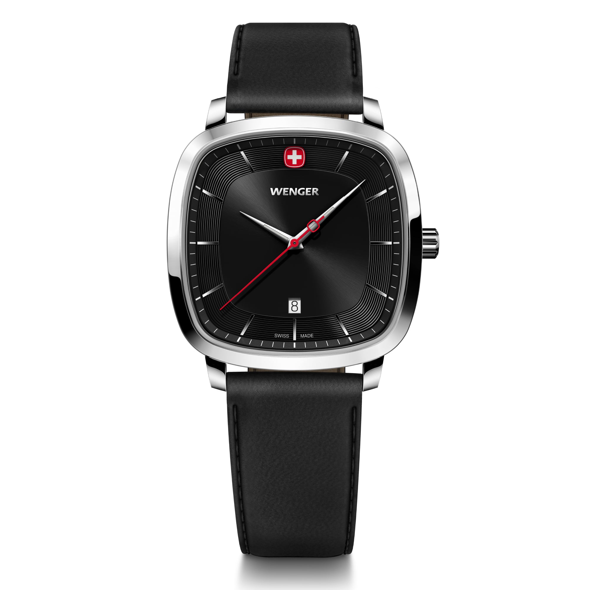 Wenger Vintage Classic Black Dial 37mm Men Analog Watch 01.1921.105