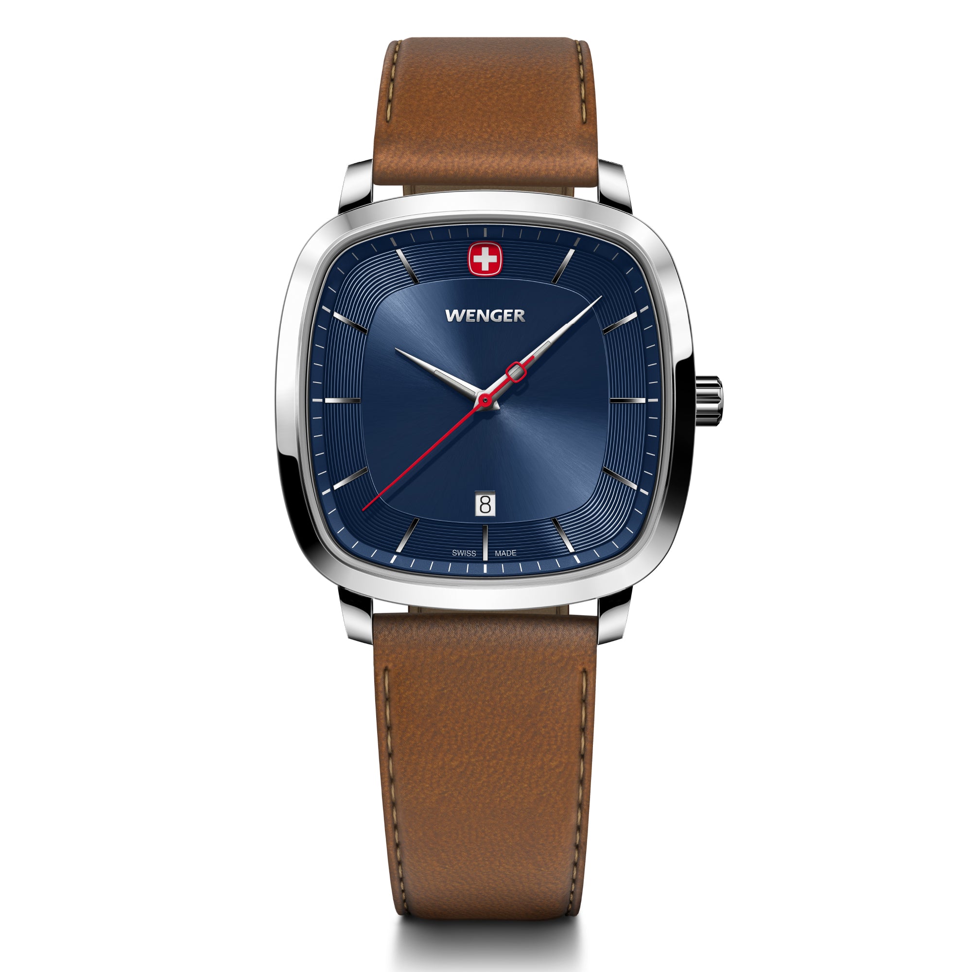 Wenger Vintage Classic Blue Dial 37mm Men Analog Watch 01.1921.106