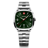 Wenger Vintage Sport Green Dial 37mm Men Analog Watch 01.1921.111
