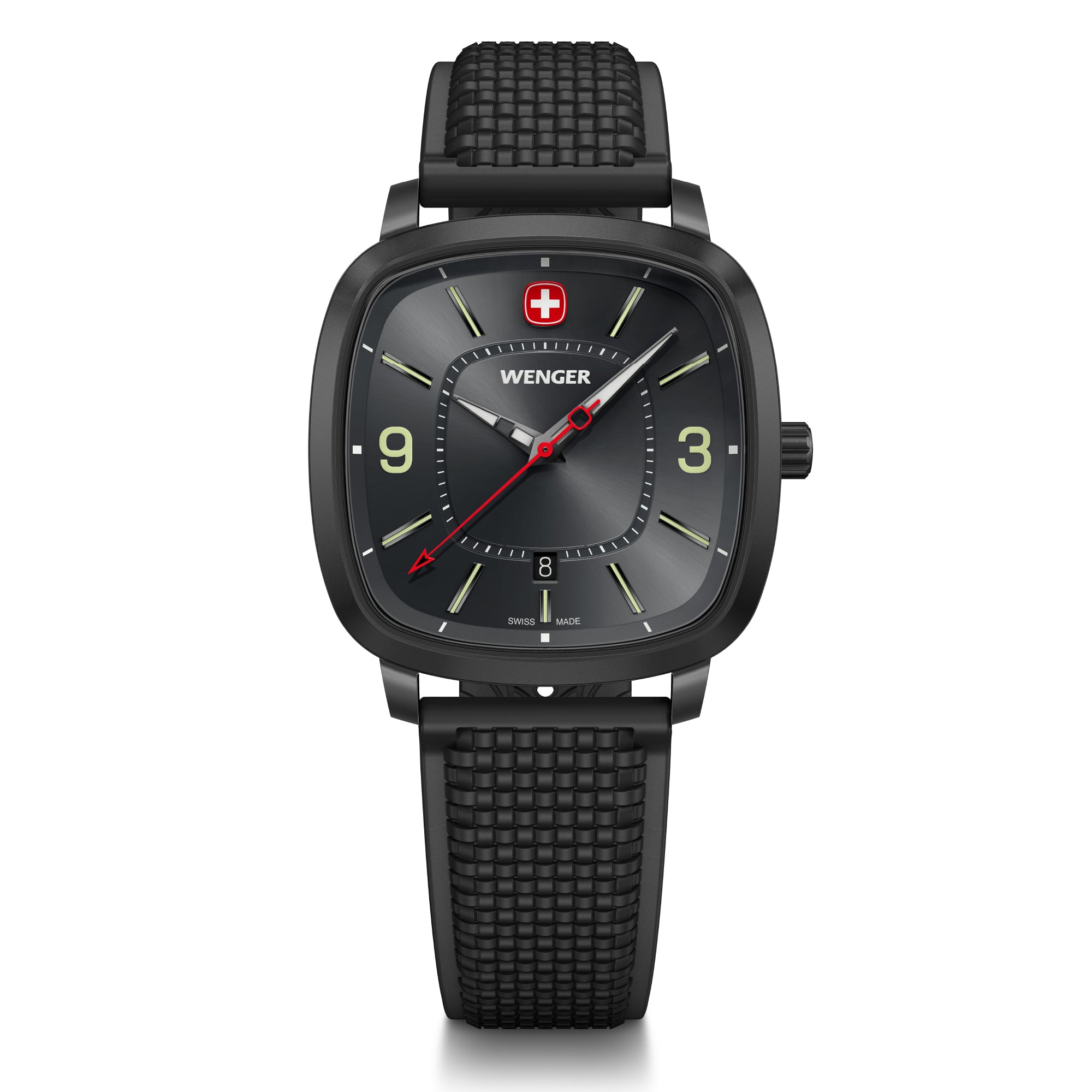 Wenger Vintage Sport Grey Dial 37mm Men Analog Watch 01.1921.113