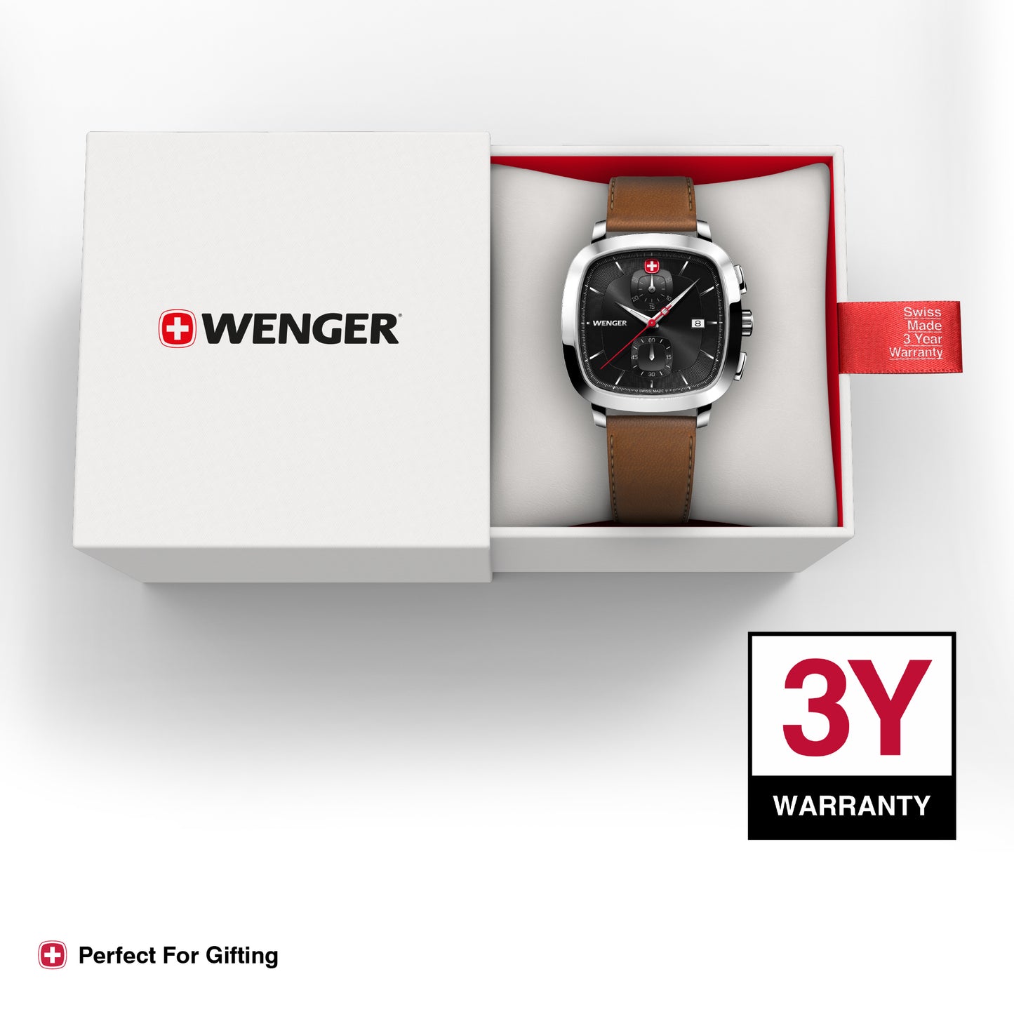 Wenger Vintage Classic 40mm Chrono Black Dial Men Watch 01.1933.102