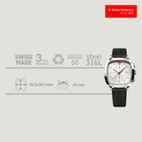 Wenger Vintage Classic White Dial 40mm Men Chrono Watch 01.1933.104