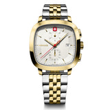 Wenger Vintage Classic White Dial 40mm Men Chrono Watch 01.1933.107