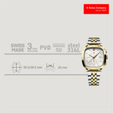 Wenger Vintage Classic White Dial 40mm Men Chrono Watch 01.1933.107
